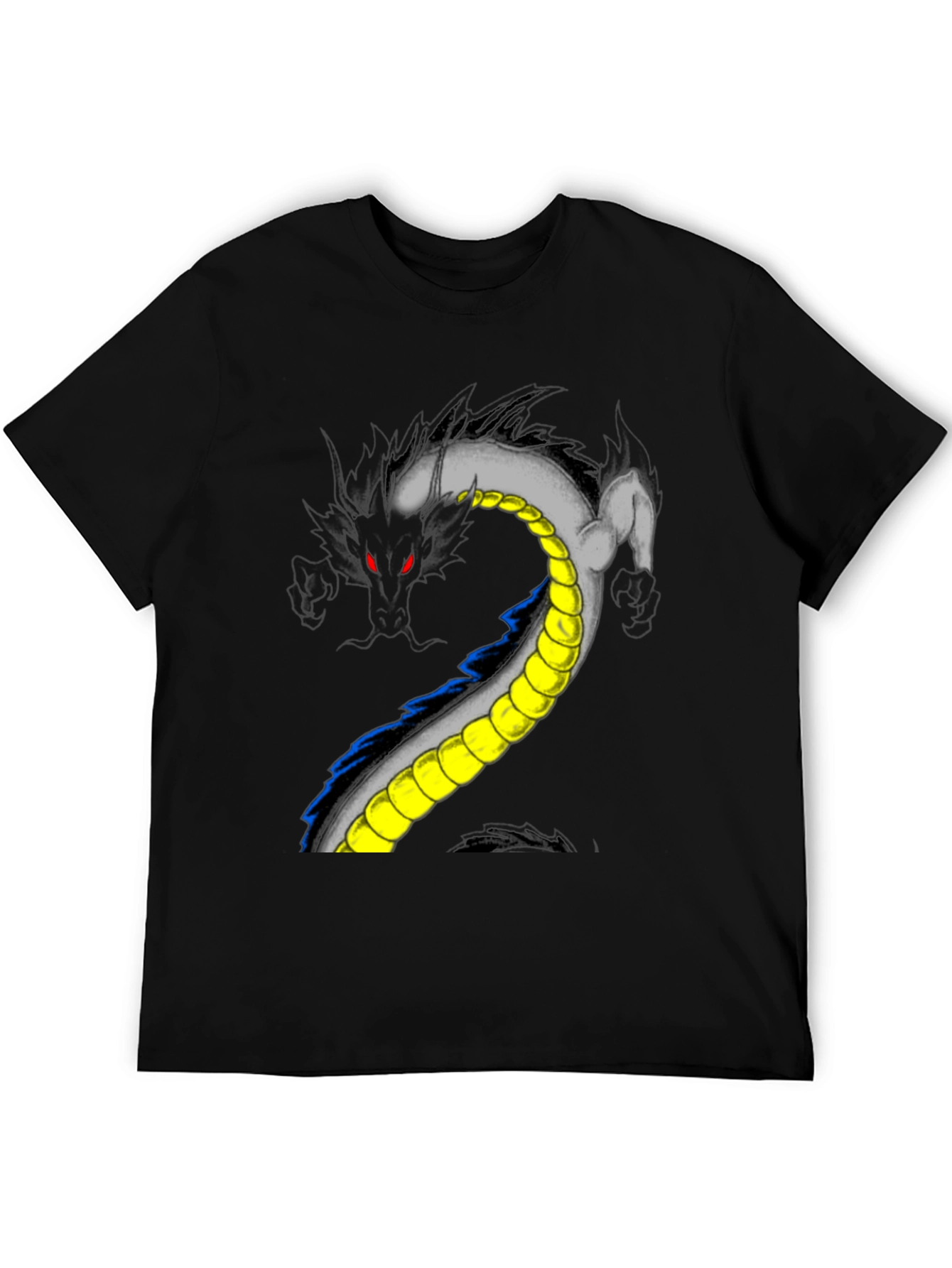 Shenron Dragon Graphic Black T-Shirt