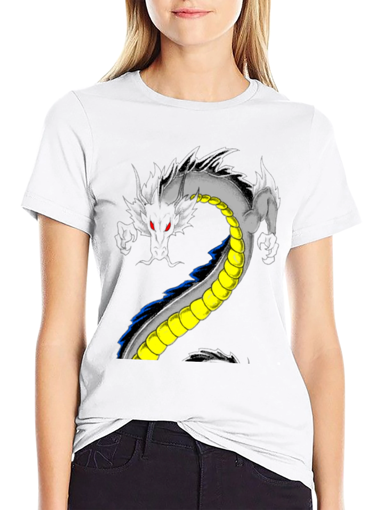 Shenron Dragon Graphic Black T-Shirt