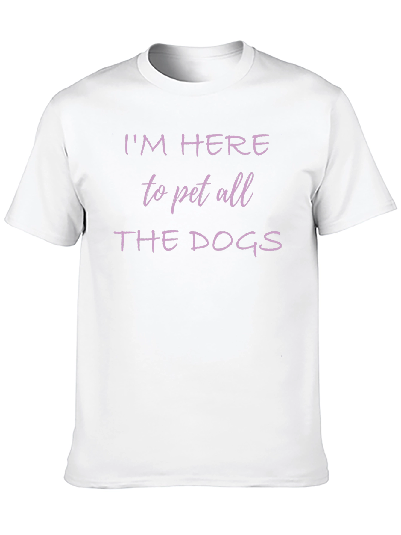 Im Here to Pet All the Dogs Graphic Tee