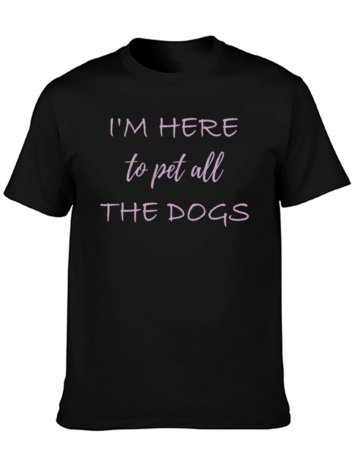 Im Here to Pet All the Dogs Graphic Tee