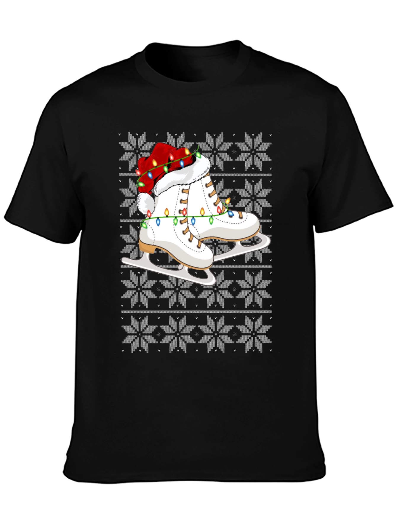 Holiday Ice Skates Graphic Tee