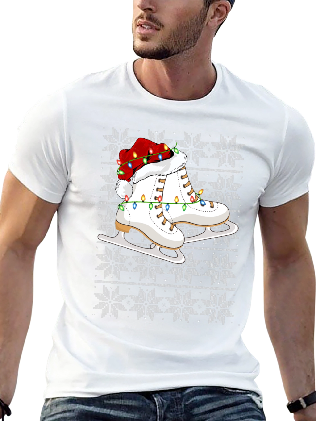 Holiday Ice Skates Graphic Tee