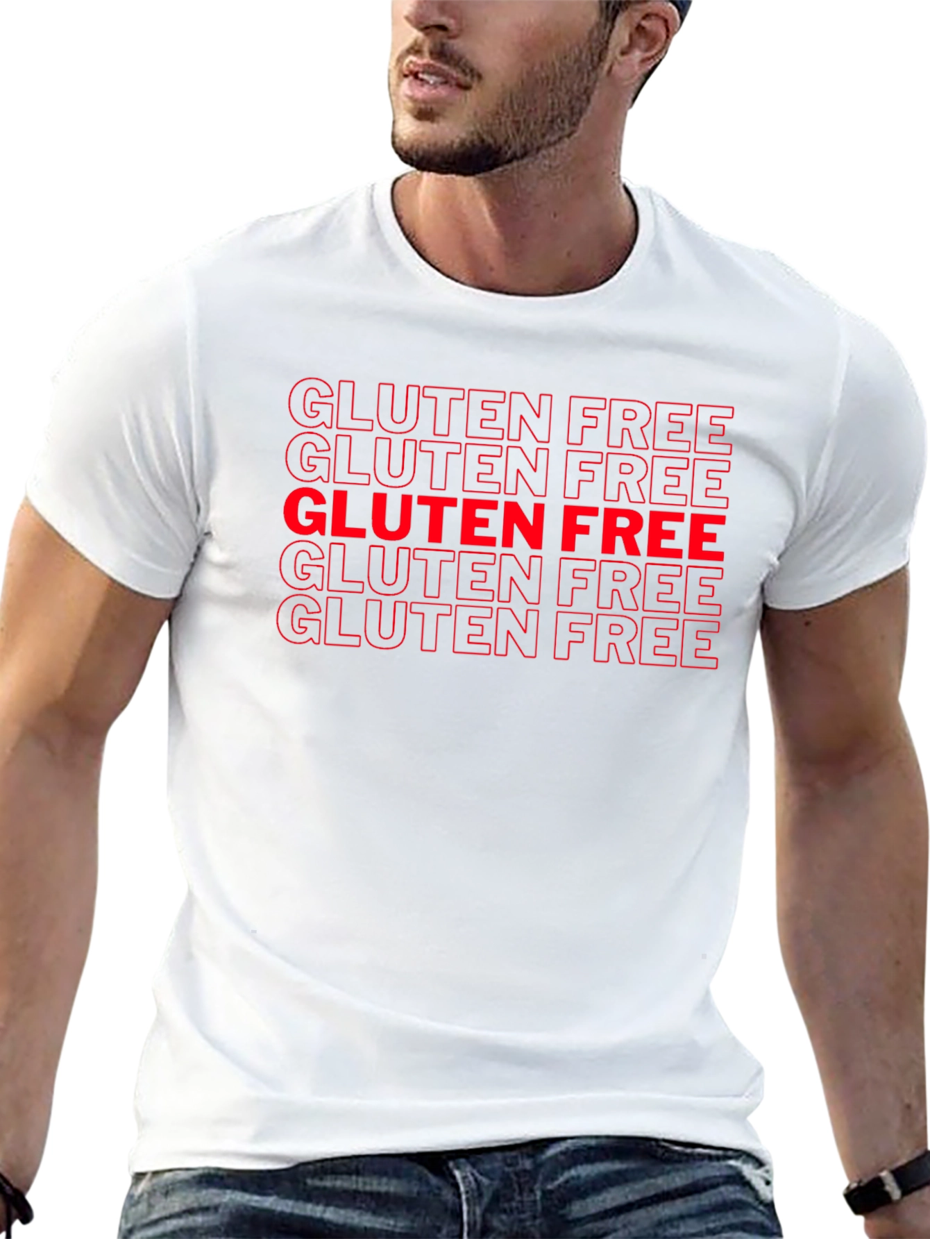 Gluten Free Graphic Tee - Unisex Black T-Shirt