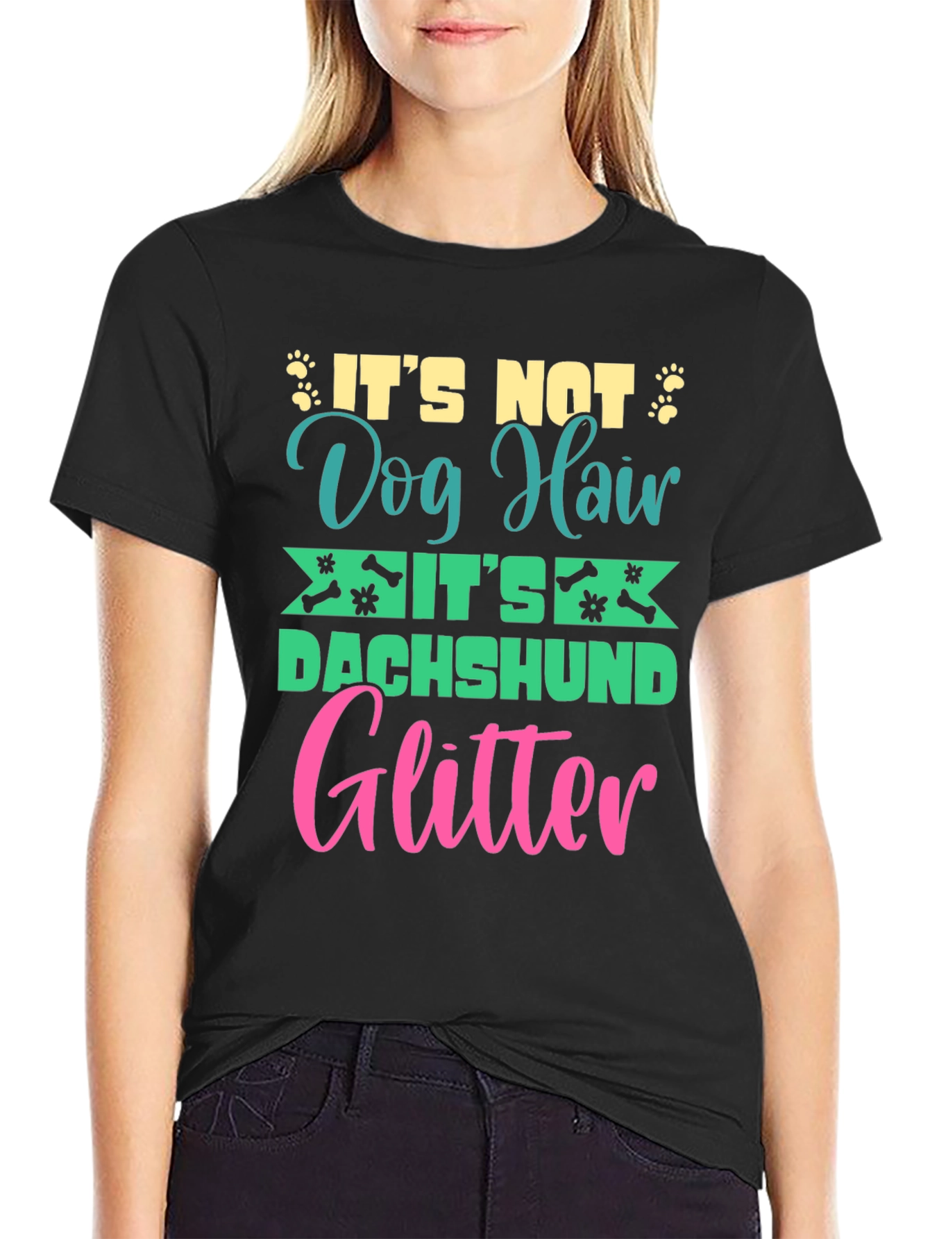 Dachshund Glitter T-Shirt