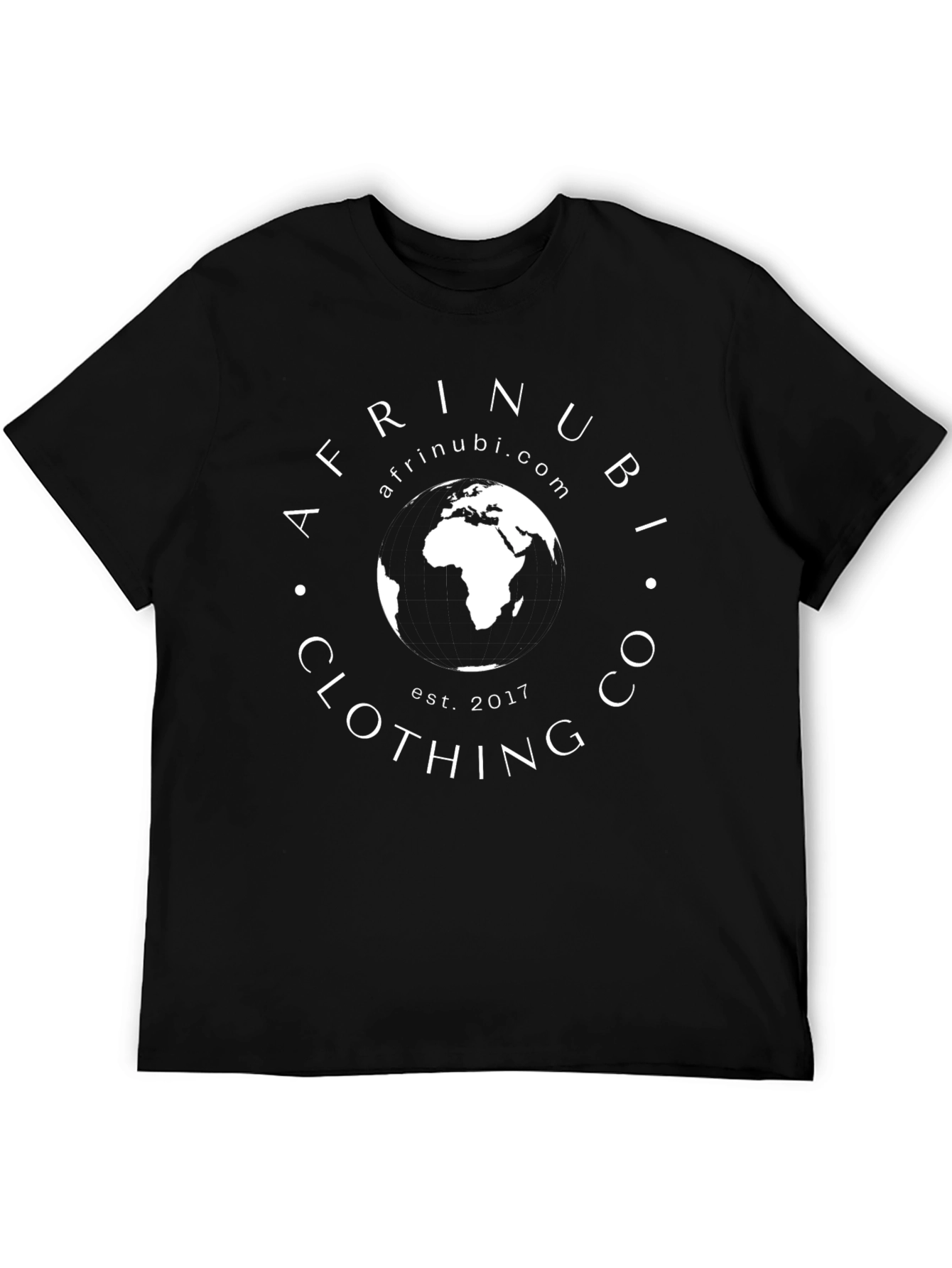 Afrinubi Clothing Black Graphic T-Shirt