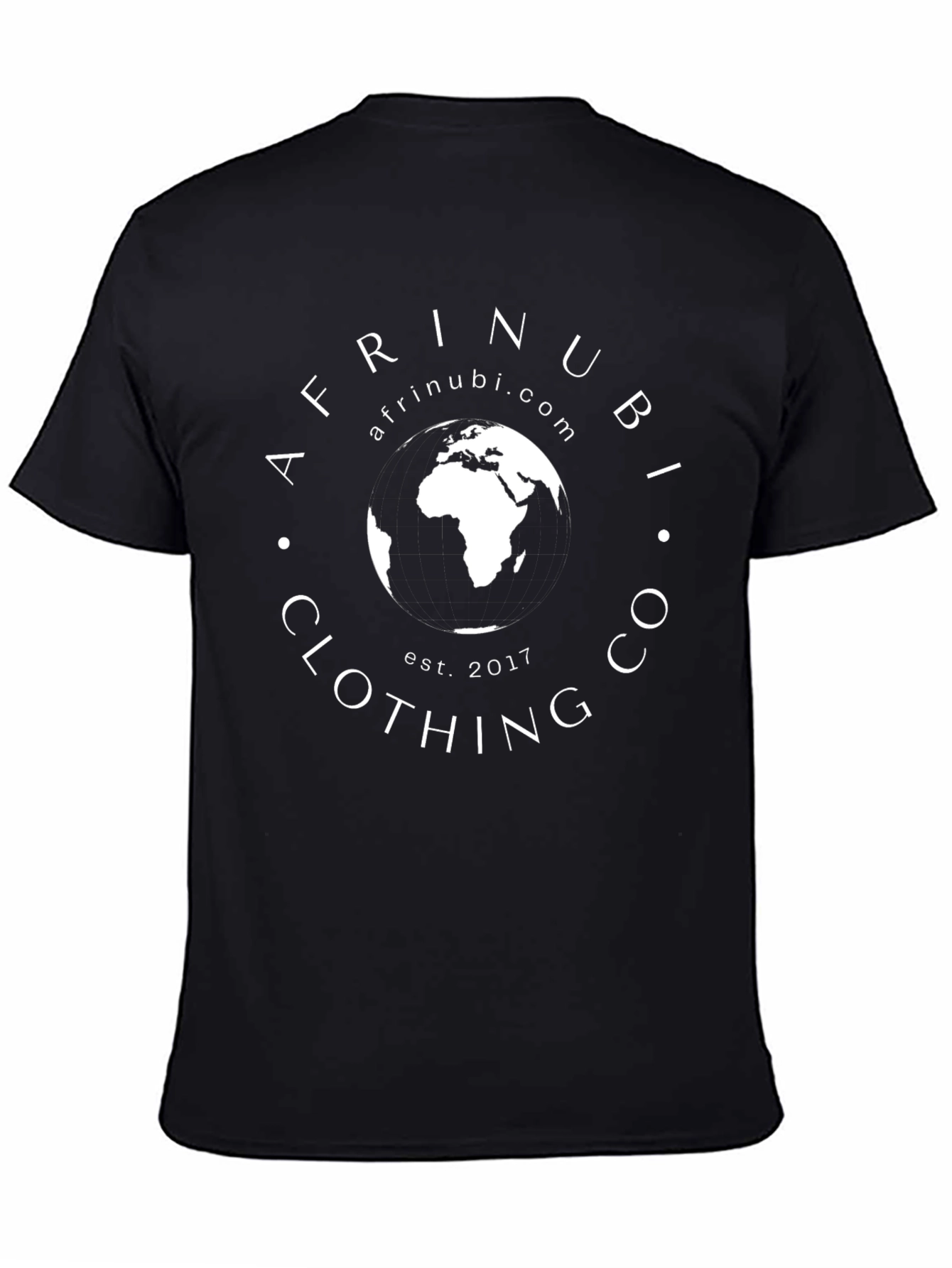 Afrinubi Clothing Black Graphic T-Shirt