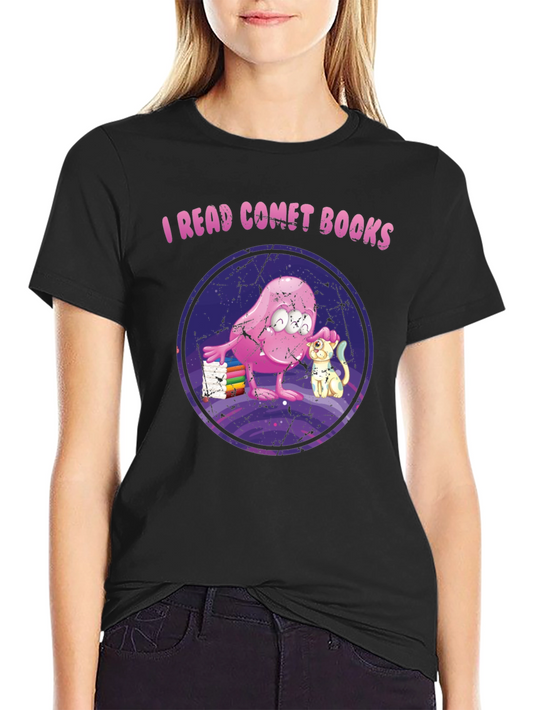 I Read Comet Books T-Shirt