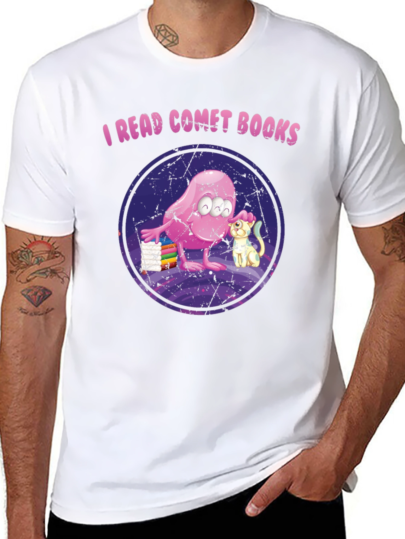 I Read Comet Books T-Shirt