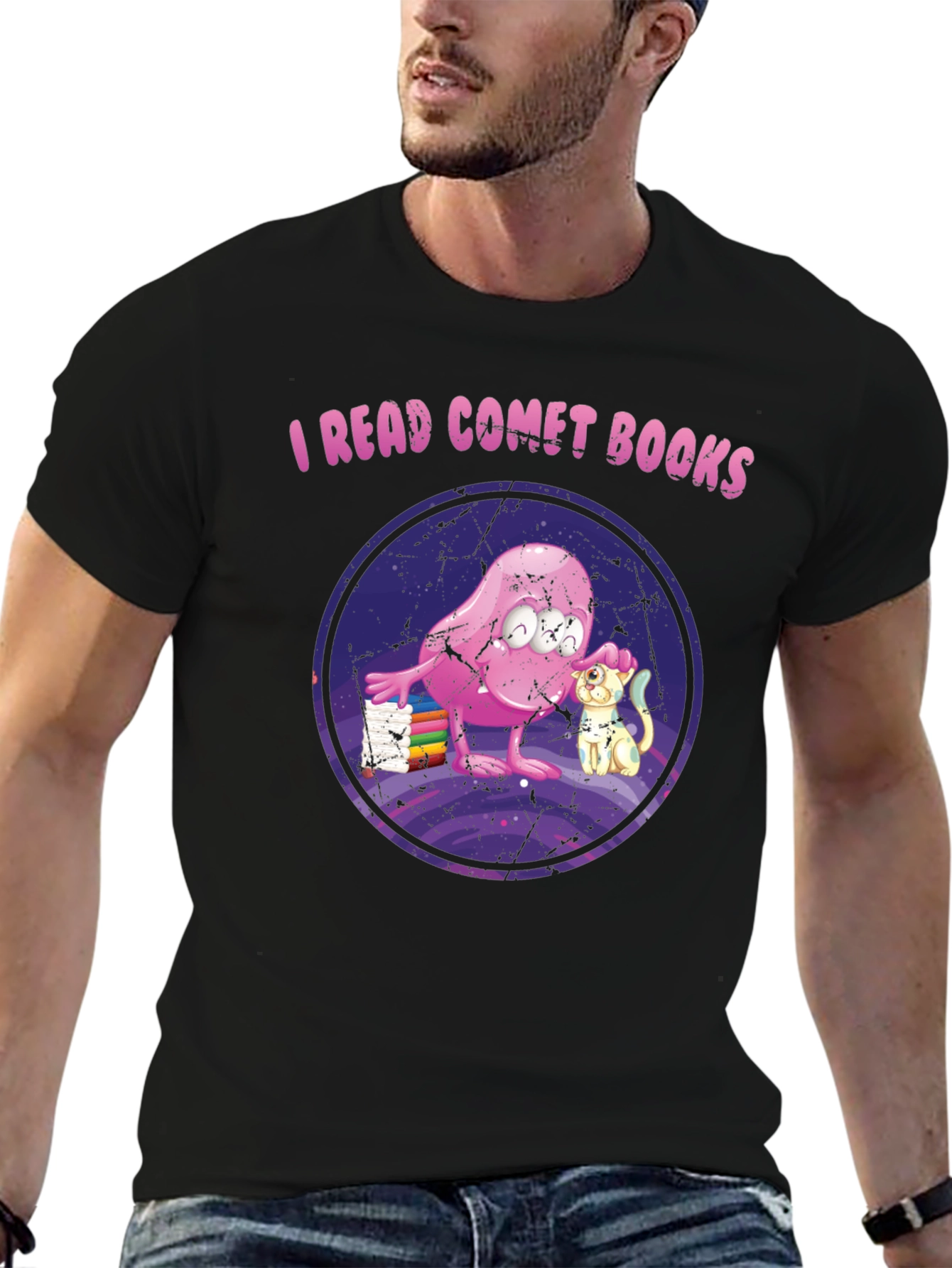 I Read Comet Books T-Shirt