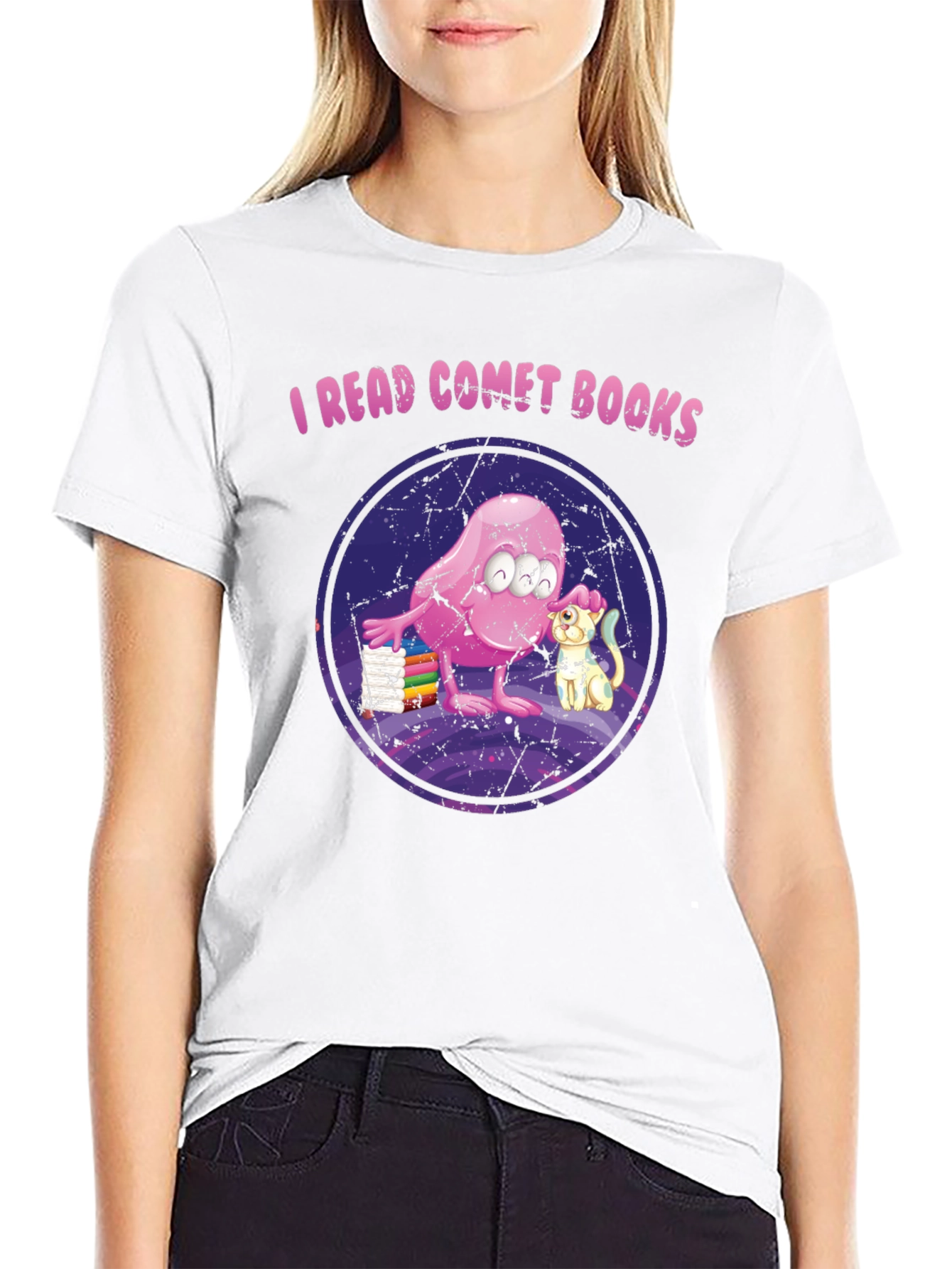 I Read Comet Books T-Shirt