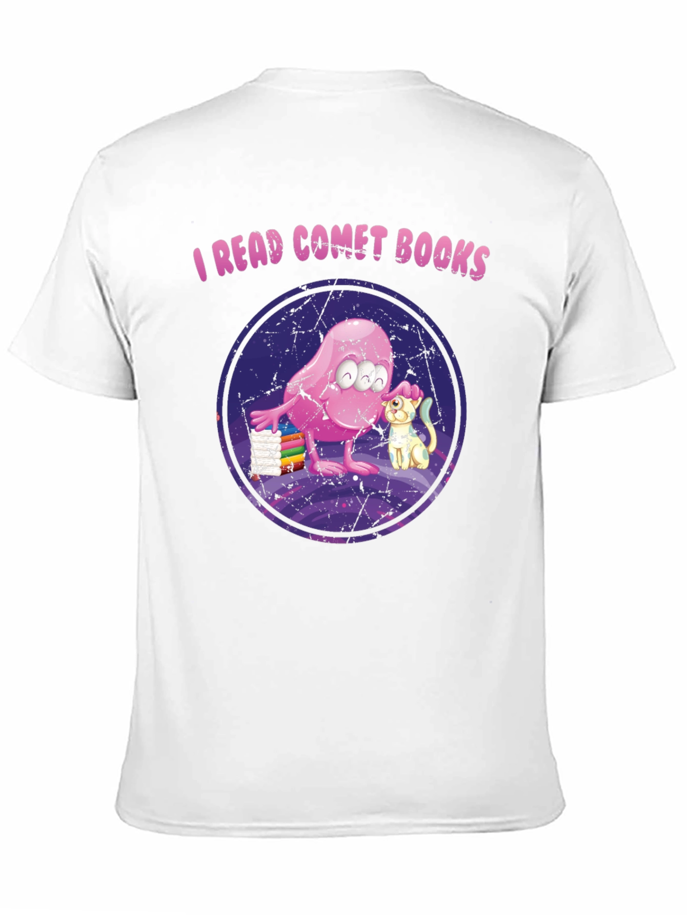 I Read Comet Books T-Shirt