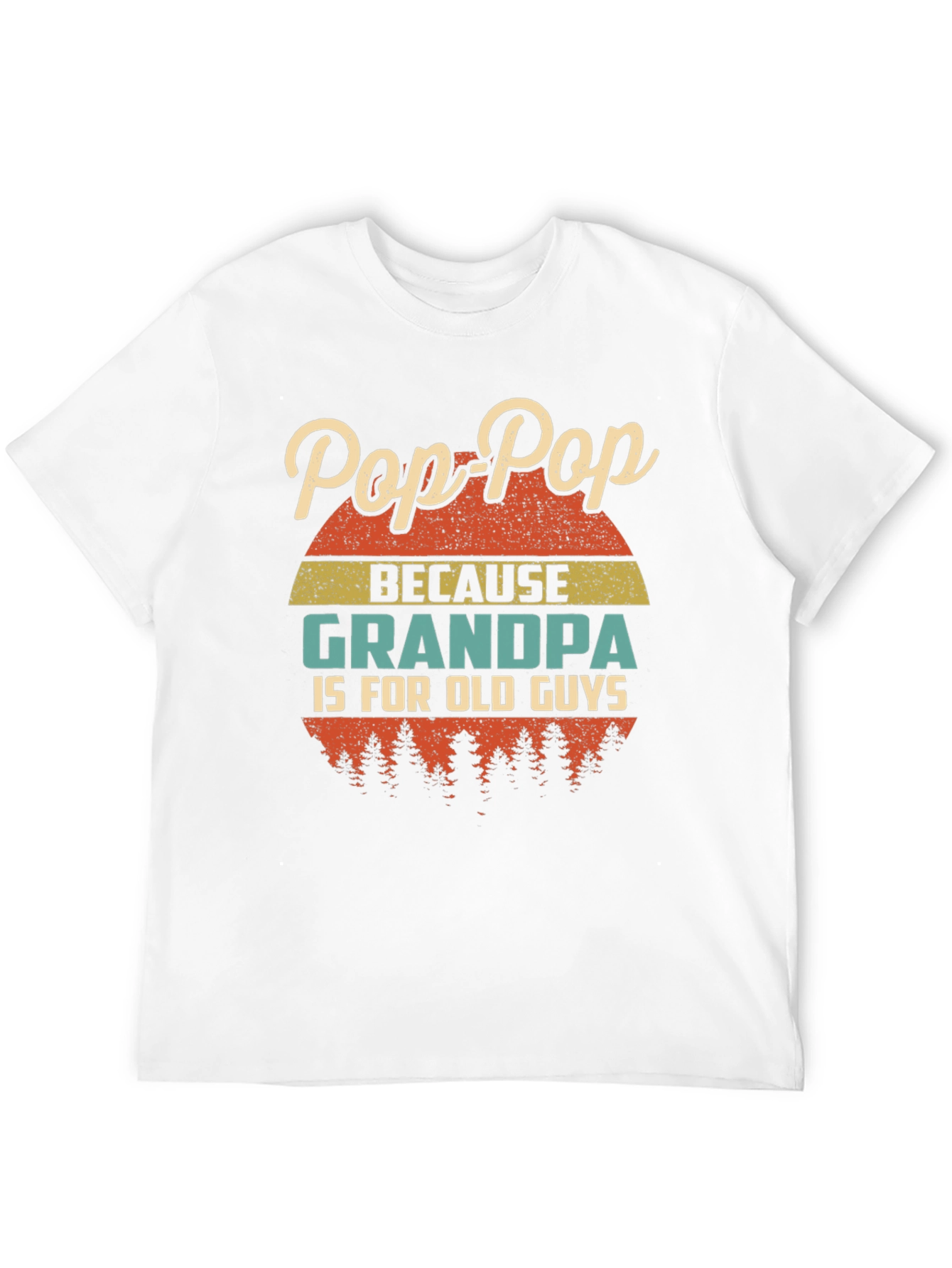 Pop-Pop Grandpa Funny Graphic T-Shirt