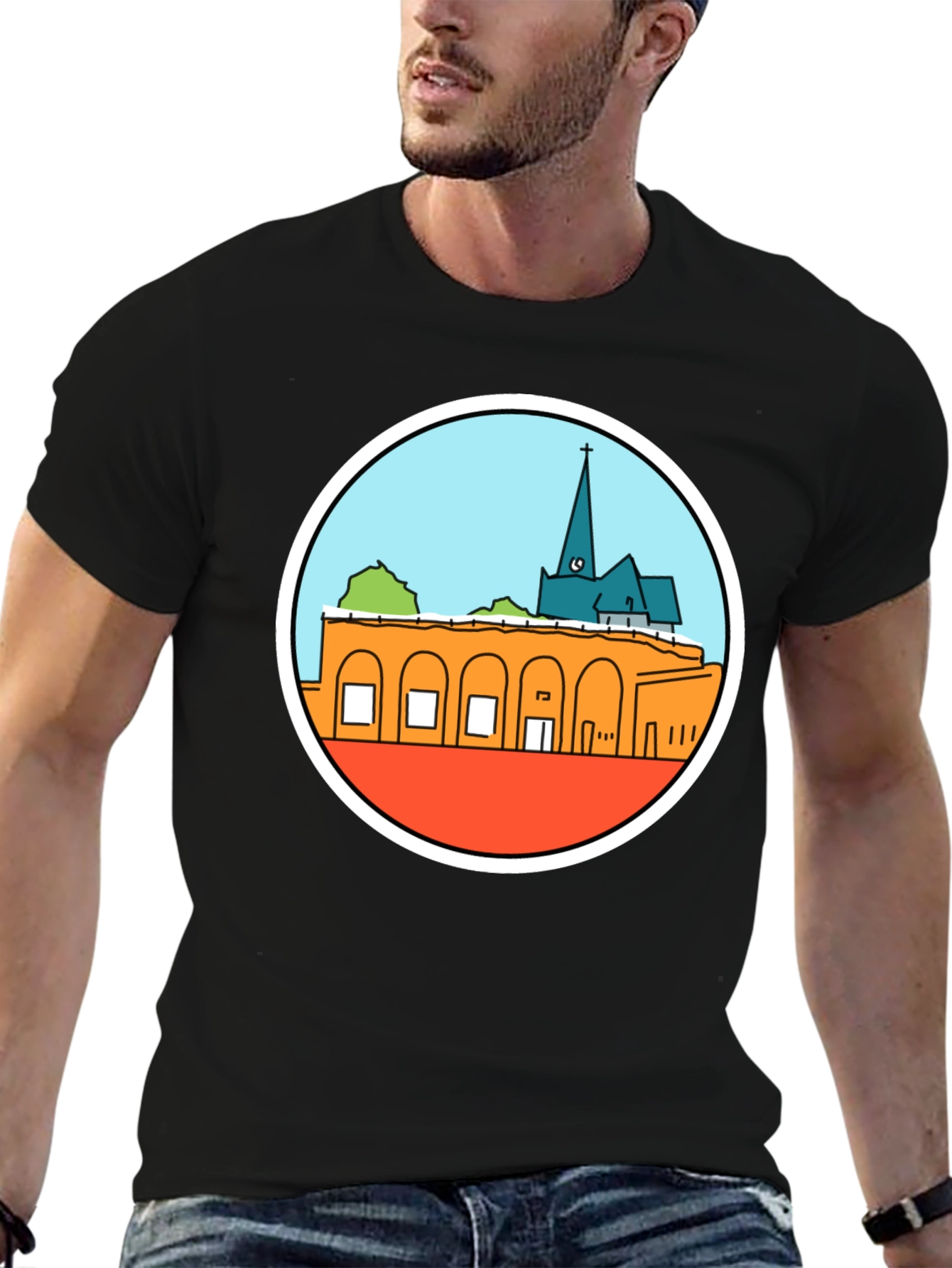 Architectural Black T-Shirt