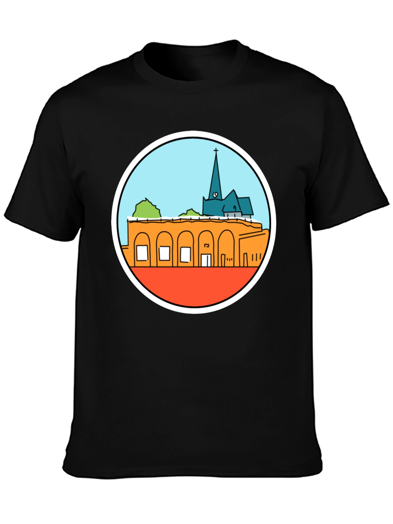 Architectural Black T-Shirt
