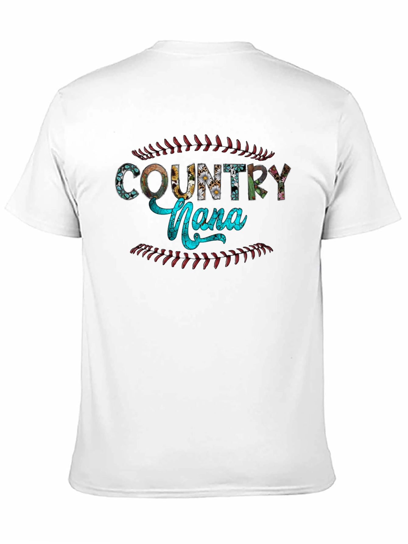 Country Nona Baseball Graphic T-Shirt