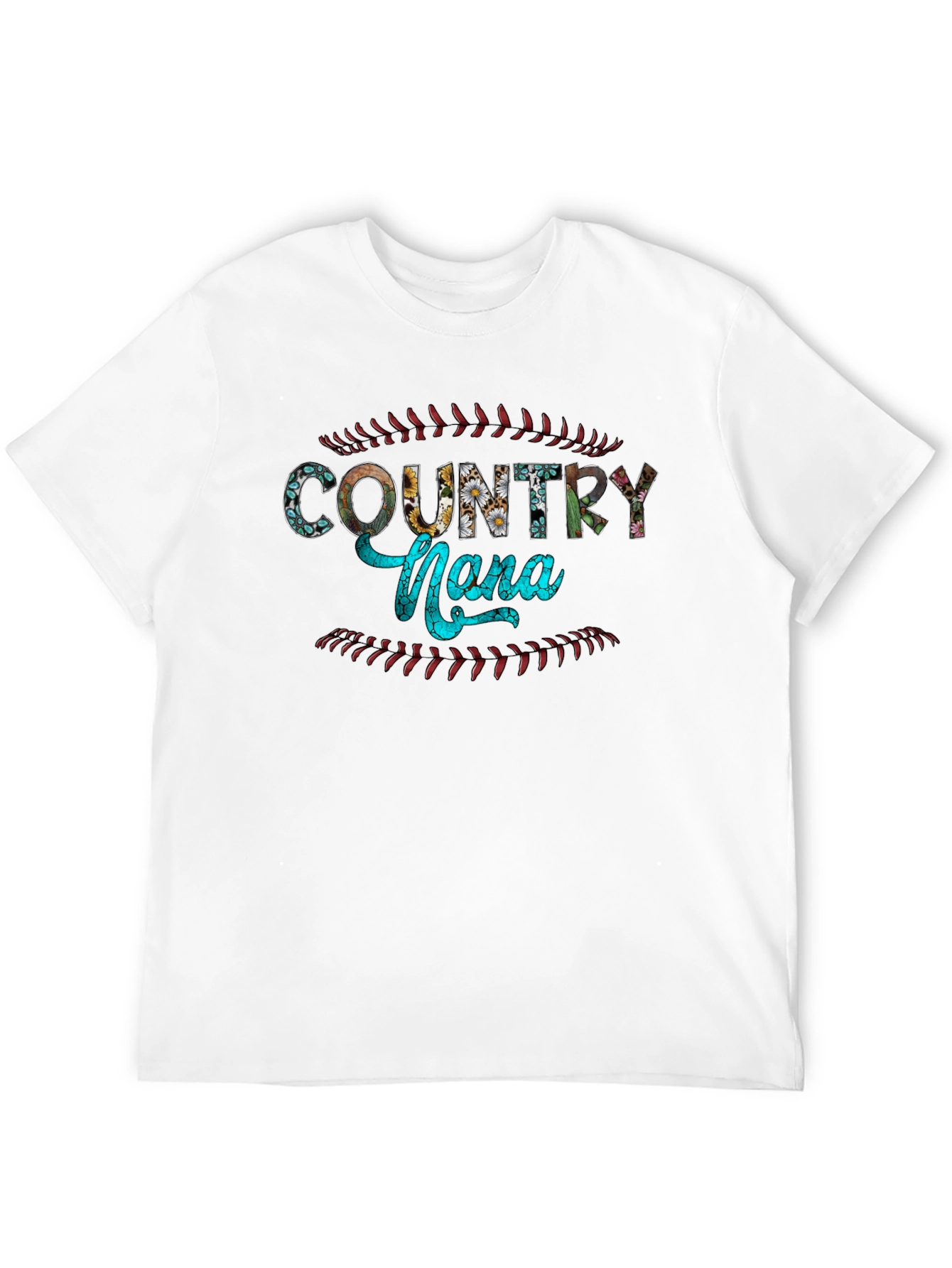 Country Nona Baseball Graphic T-Shirt