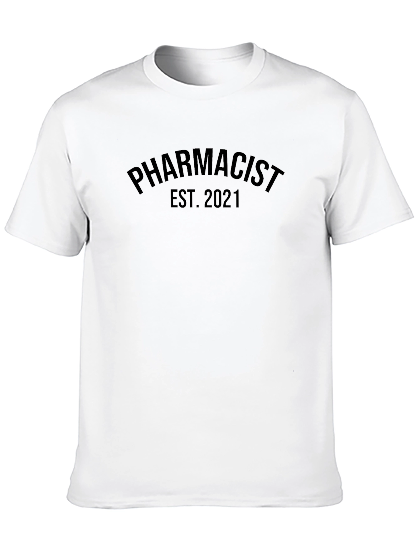 Pharmacist Est. 2021 Black T-Shirt