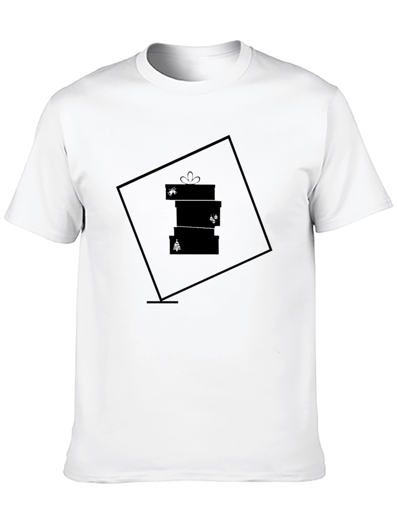 Festive Gift Stack Graphic Tee