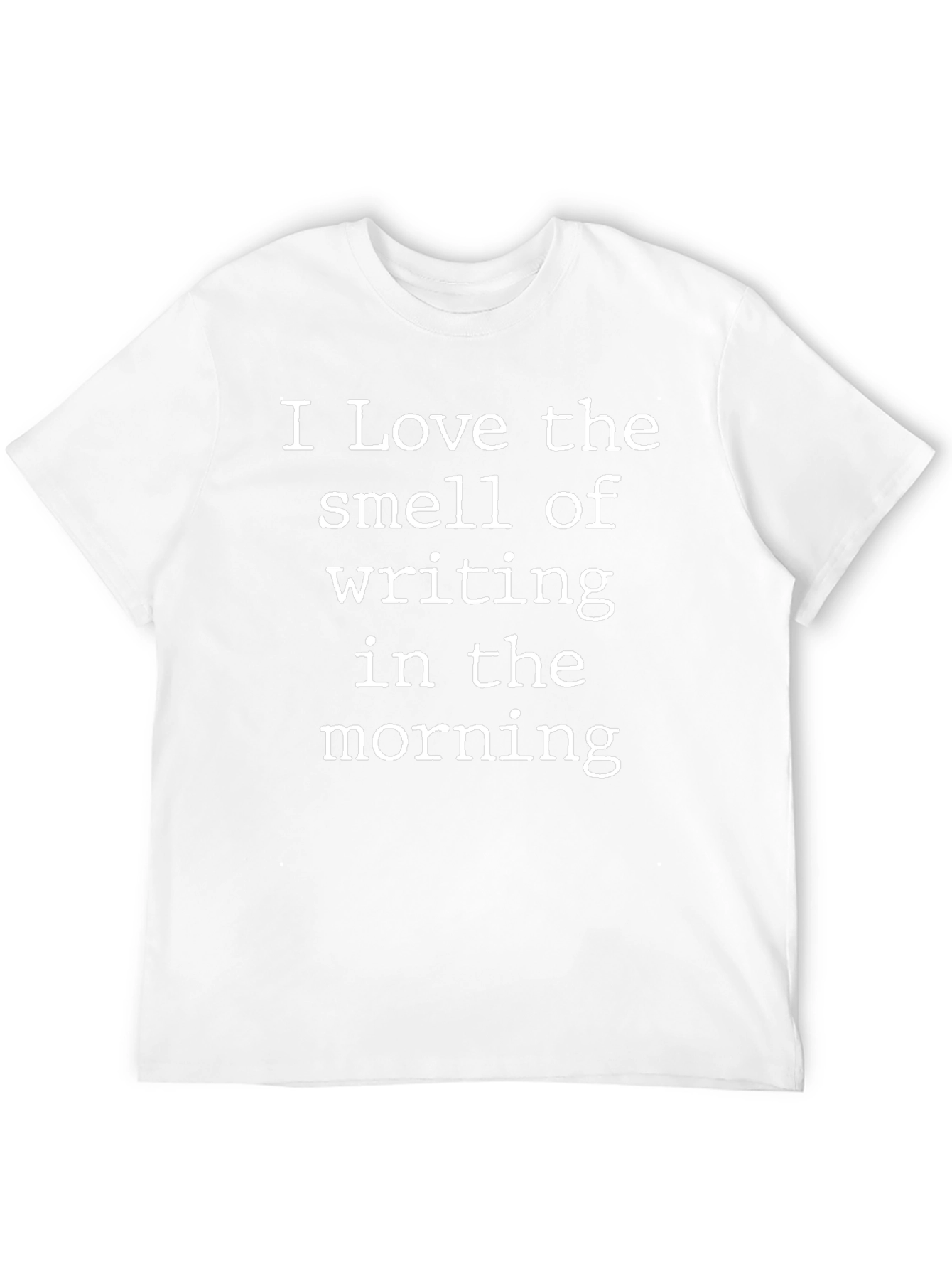 Writing Smell Morning Black Tee
