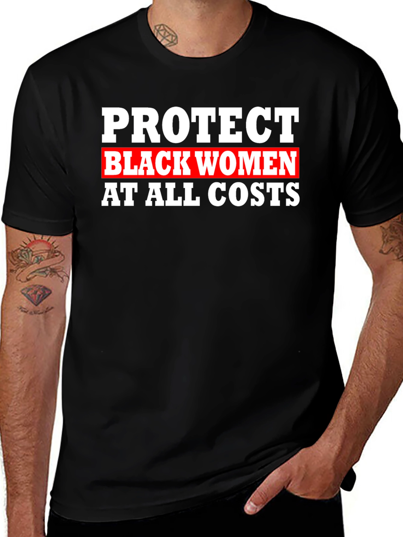 Protect Black Women T-Shirt - Bold Statement Tee