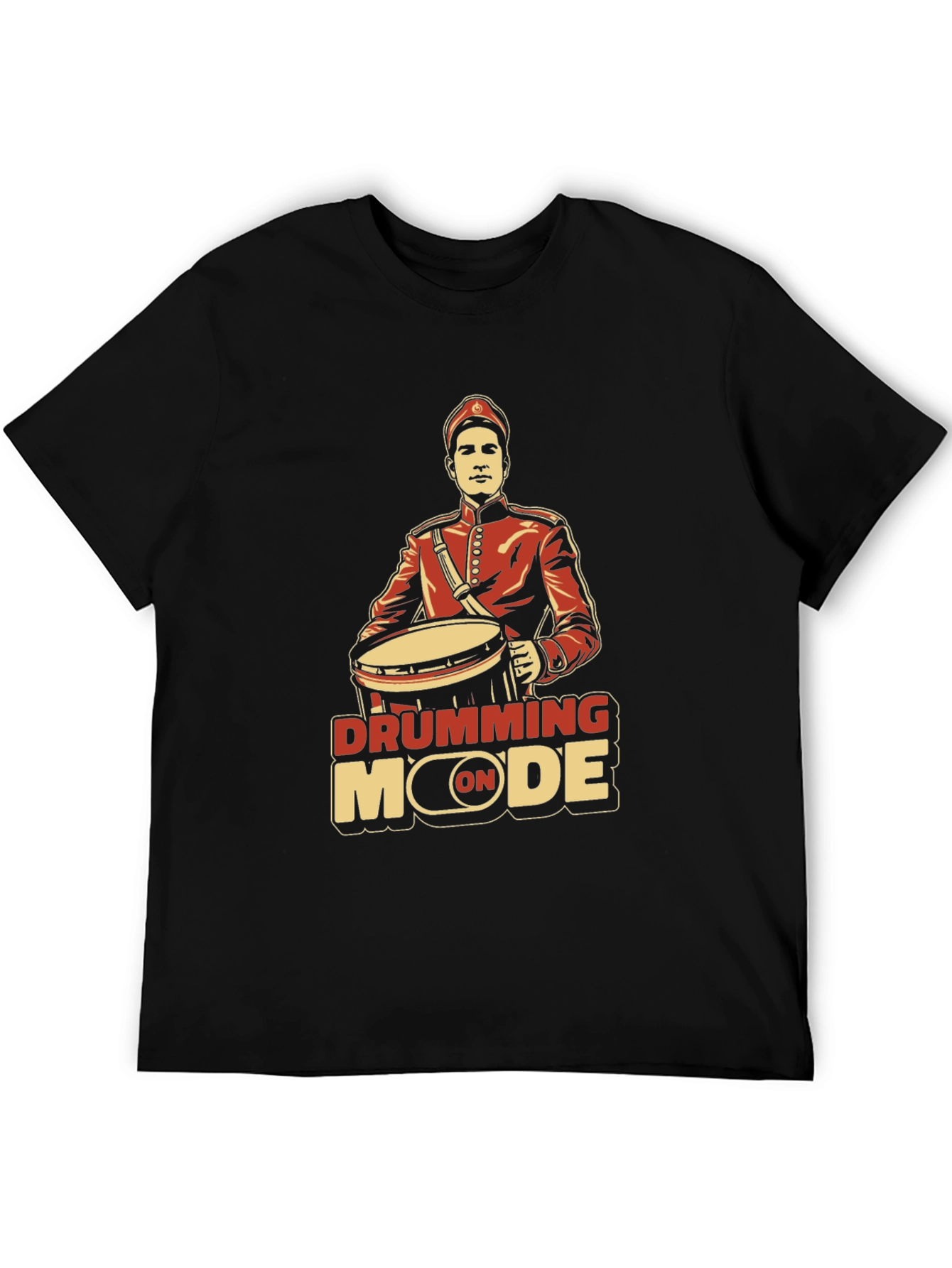 Drumming Mode On Graphic T-Shirt
