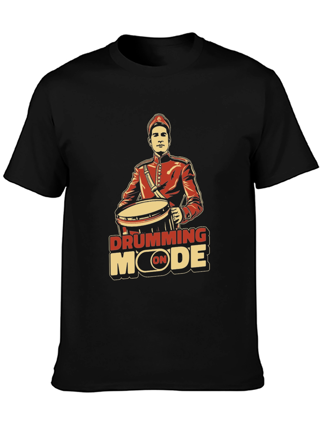 Drumming Mode On Graphic T-Shirt