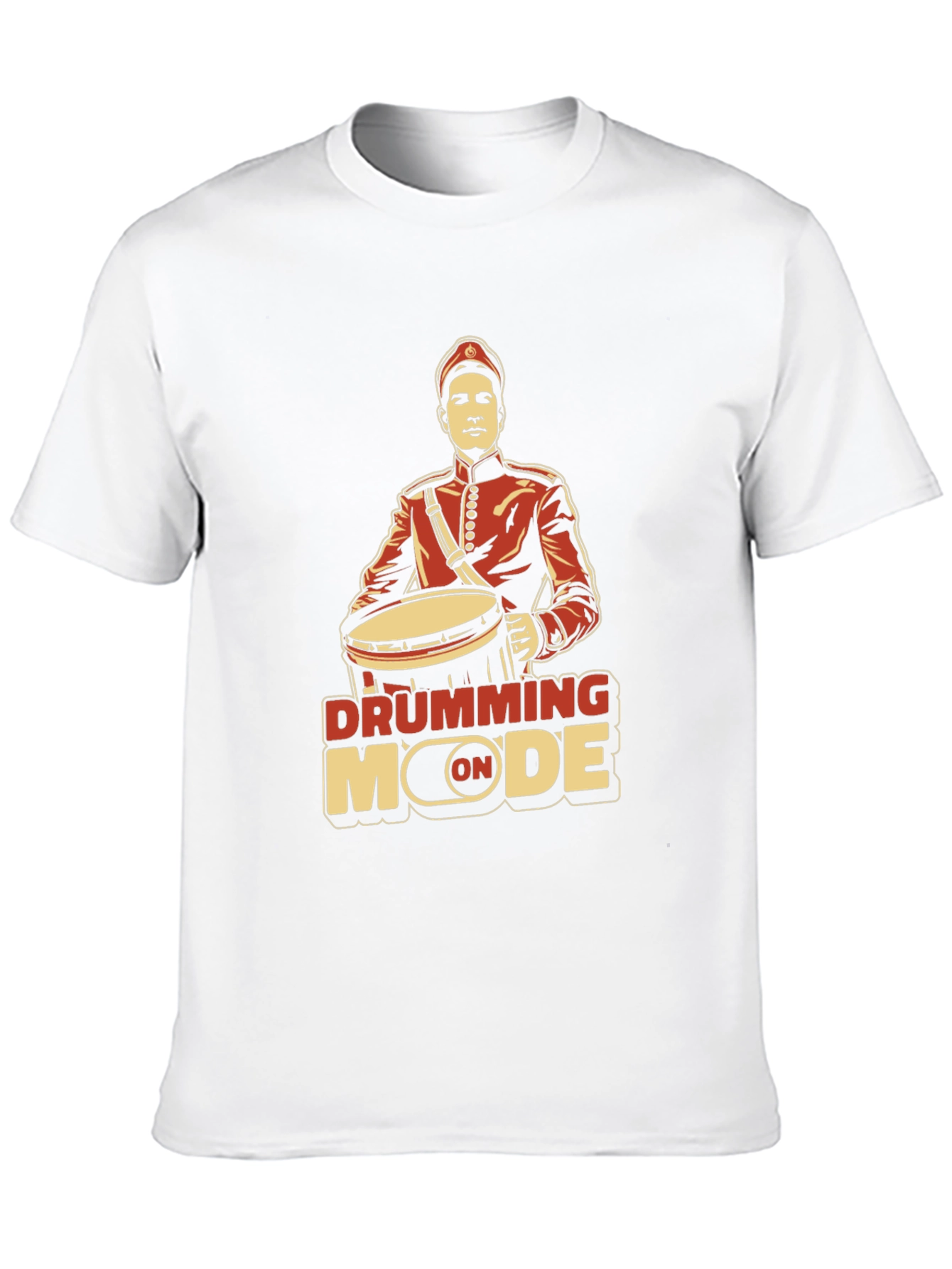 Drumming Mode On Graphic T-Shirt