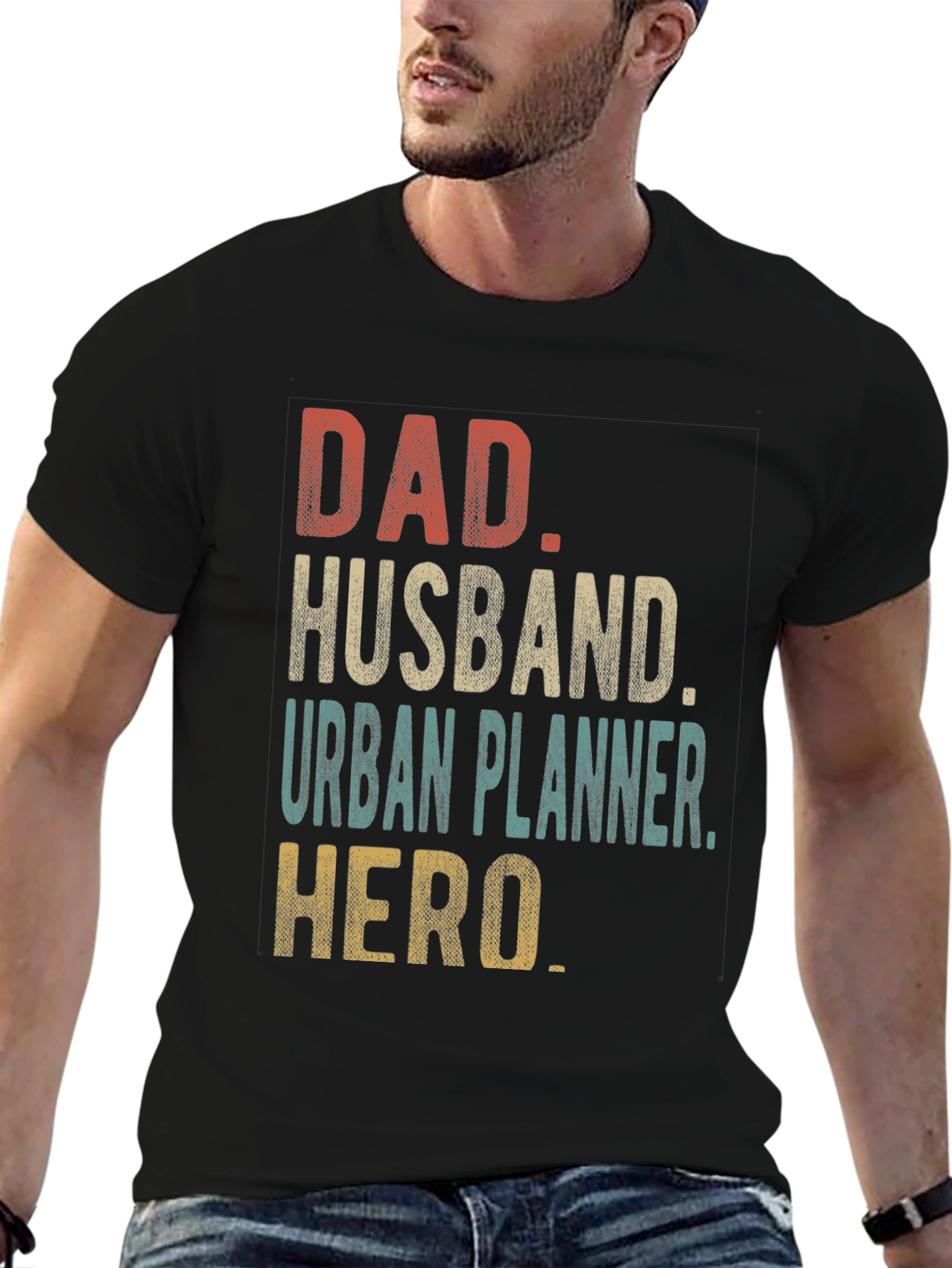 Dad Husband Urban Planner Hero T-Shirt