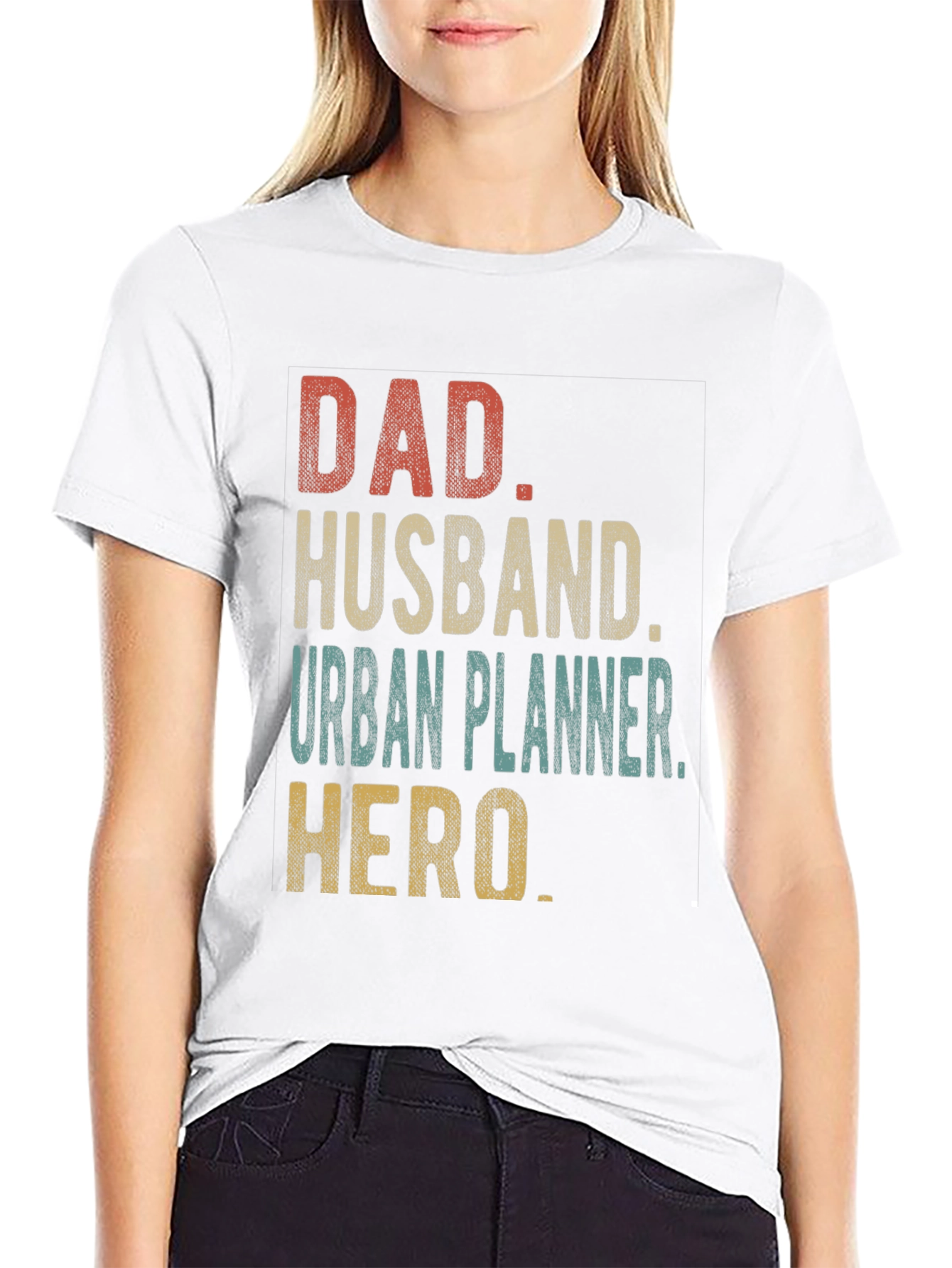 Dad Husband Urban Planner Hero T-Shirt
