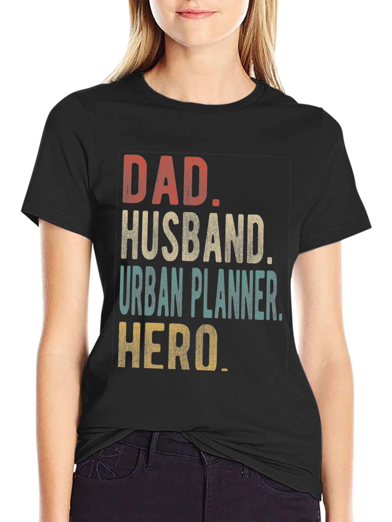 Dad Husband Urban Planner Hero T-Shirt