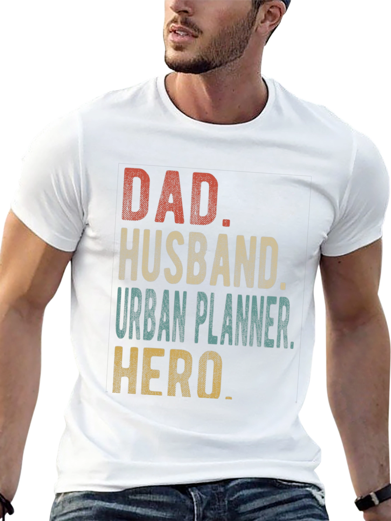 Dad Husband Urban Planner Hero T-Shirt
