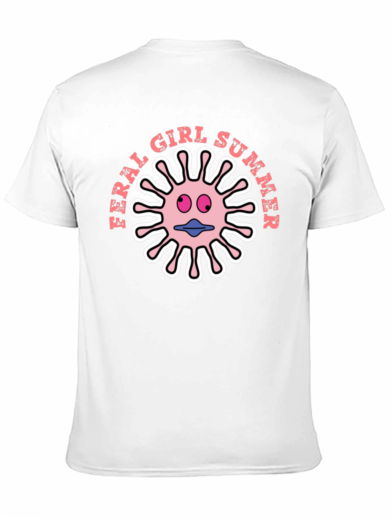 Feral Girl Summer Graphic Tee - Black T-Shirt