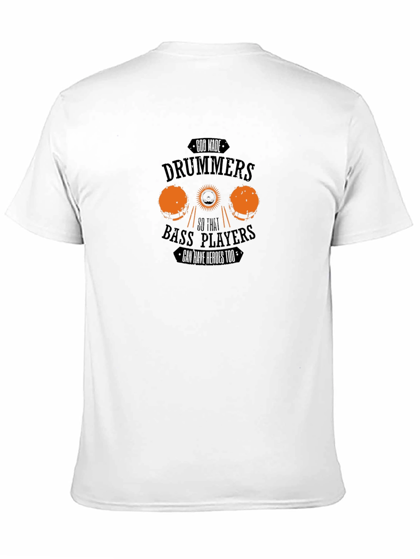 Drummers and Bass Players Black Graphic Tee