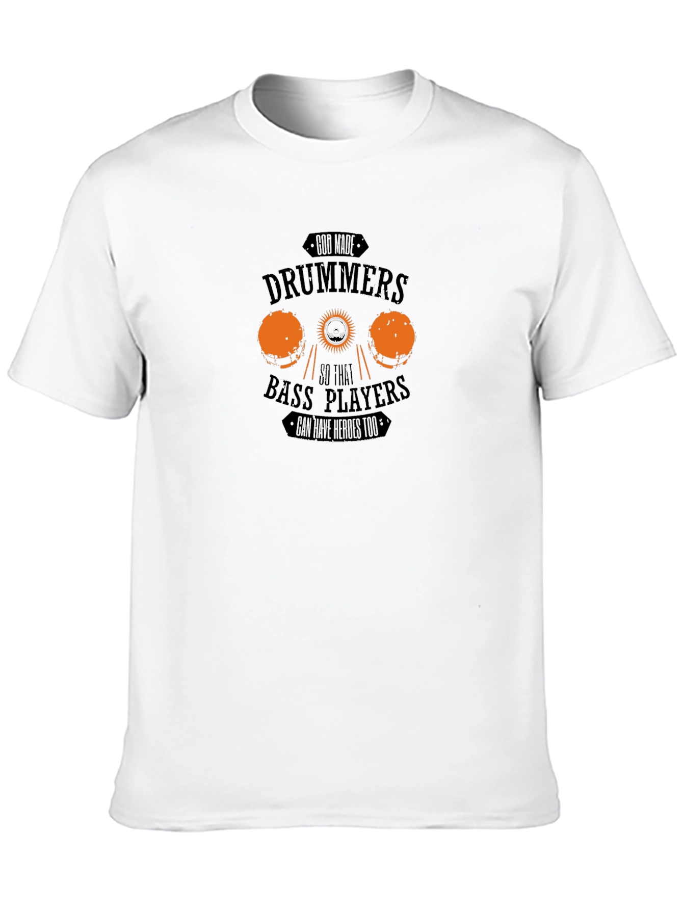 Drummers and Bass Players Black Graphic Tee