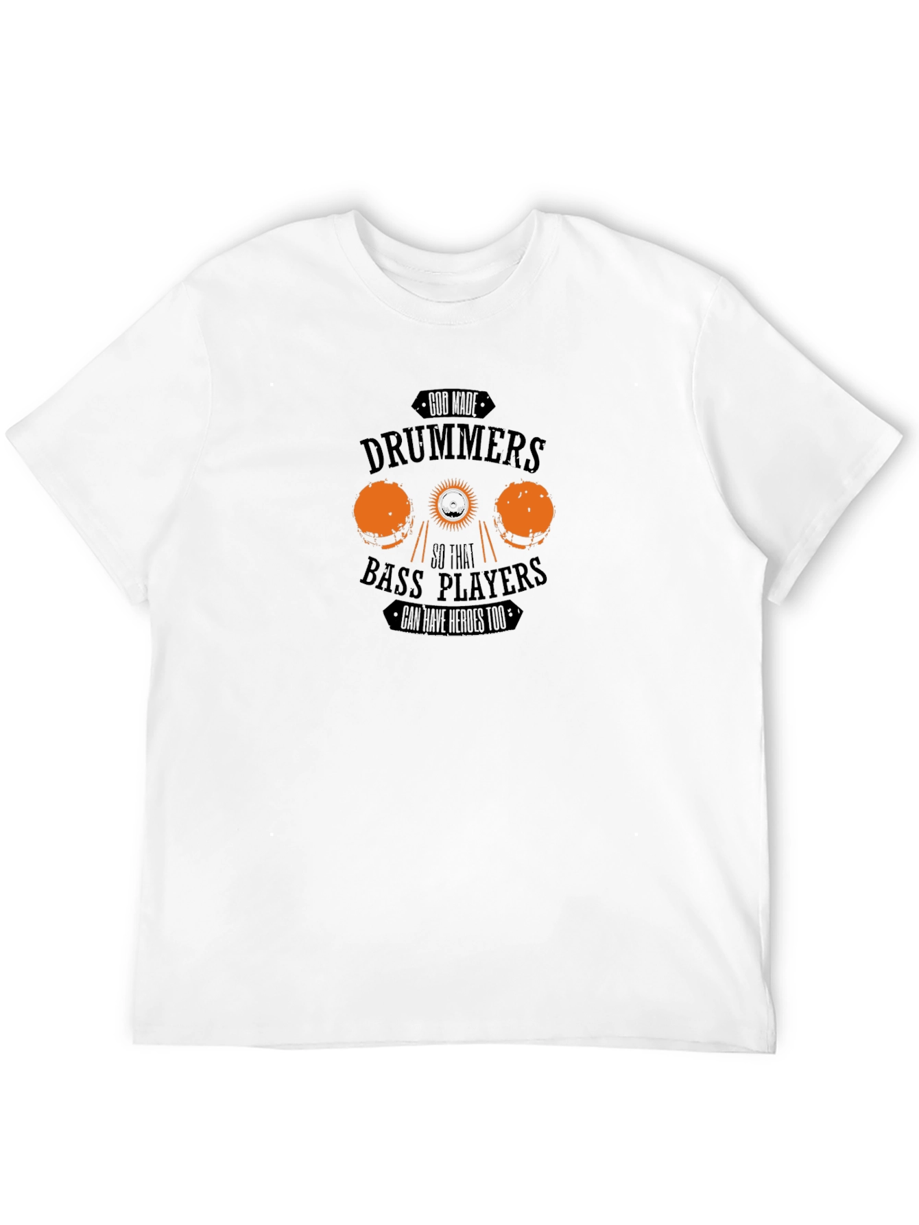 Drummers and Bass Players Black Graphic Tee