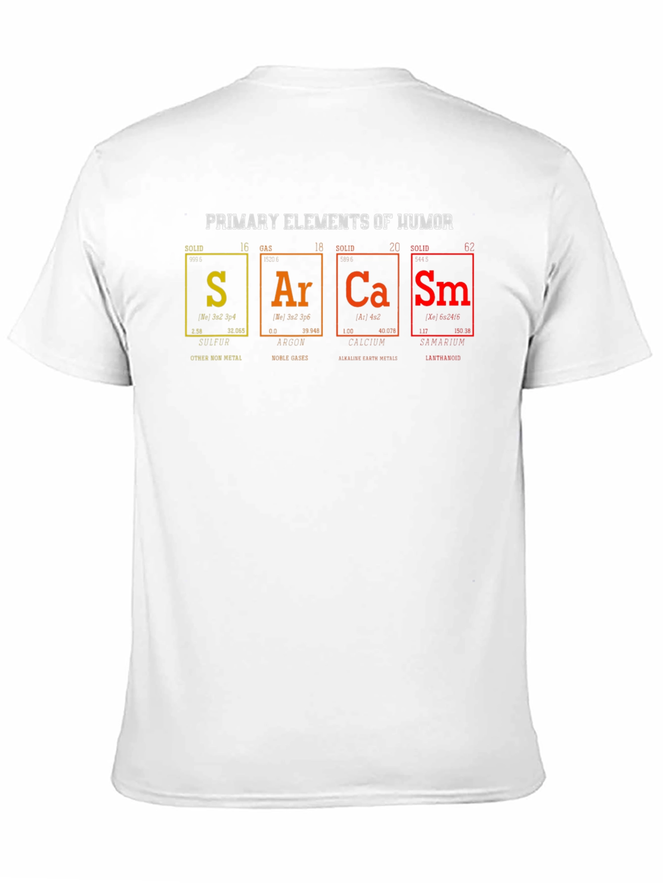 Elements of Humor T-Shirt - Science Pun Tee