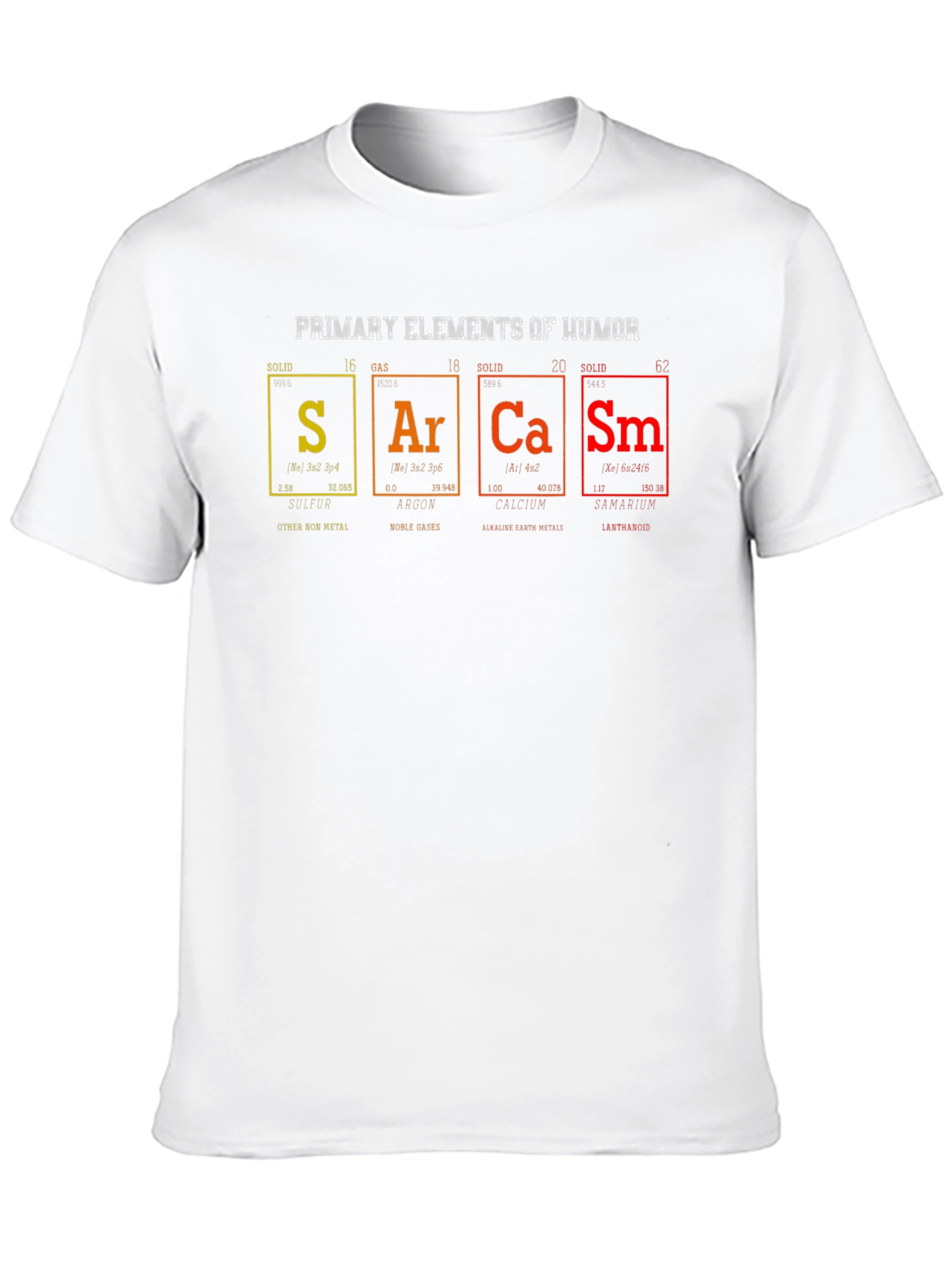Elements of Humor T-Shirt - Science Pun Tee