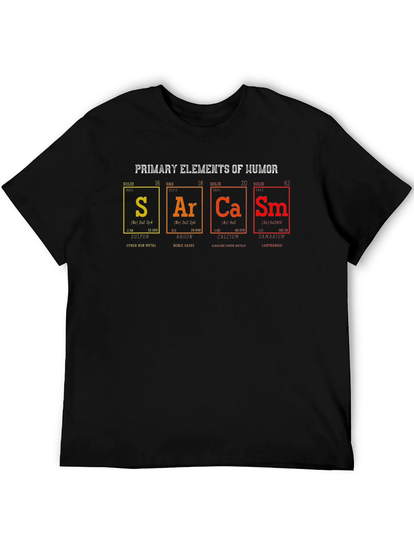 Elements of Humor T-Shirt - Science Pun Tee