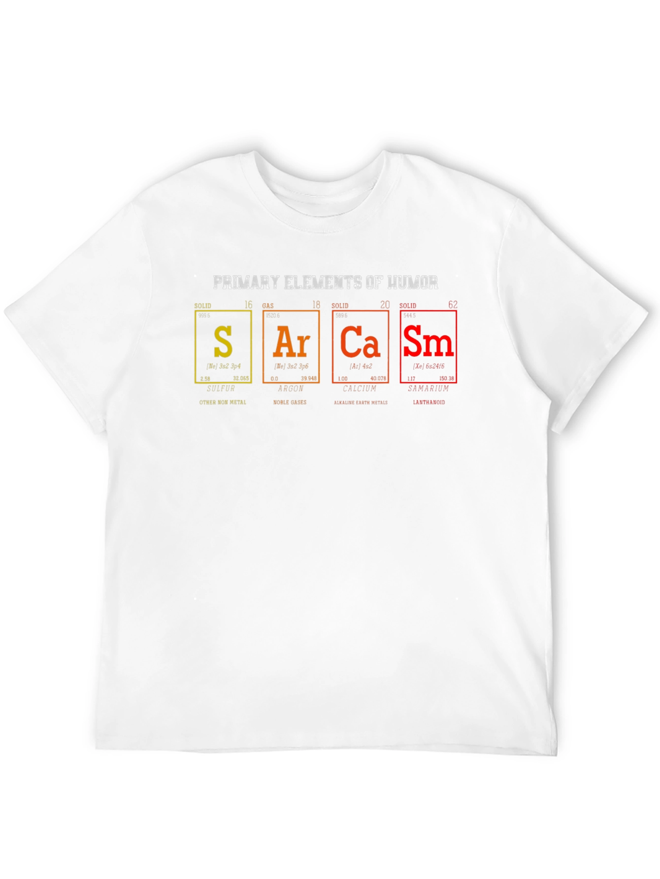 Elements of Humor T-Shirt - Science Pun Tee