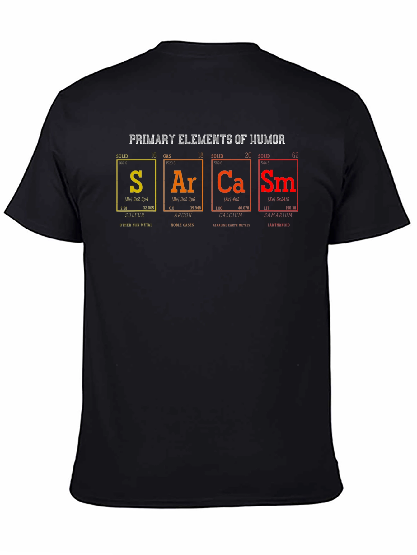 Elements of Humor T-Shirt - Science Pun Tee