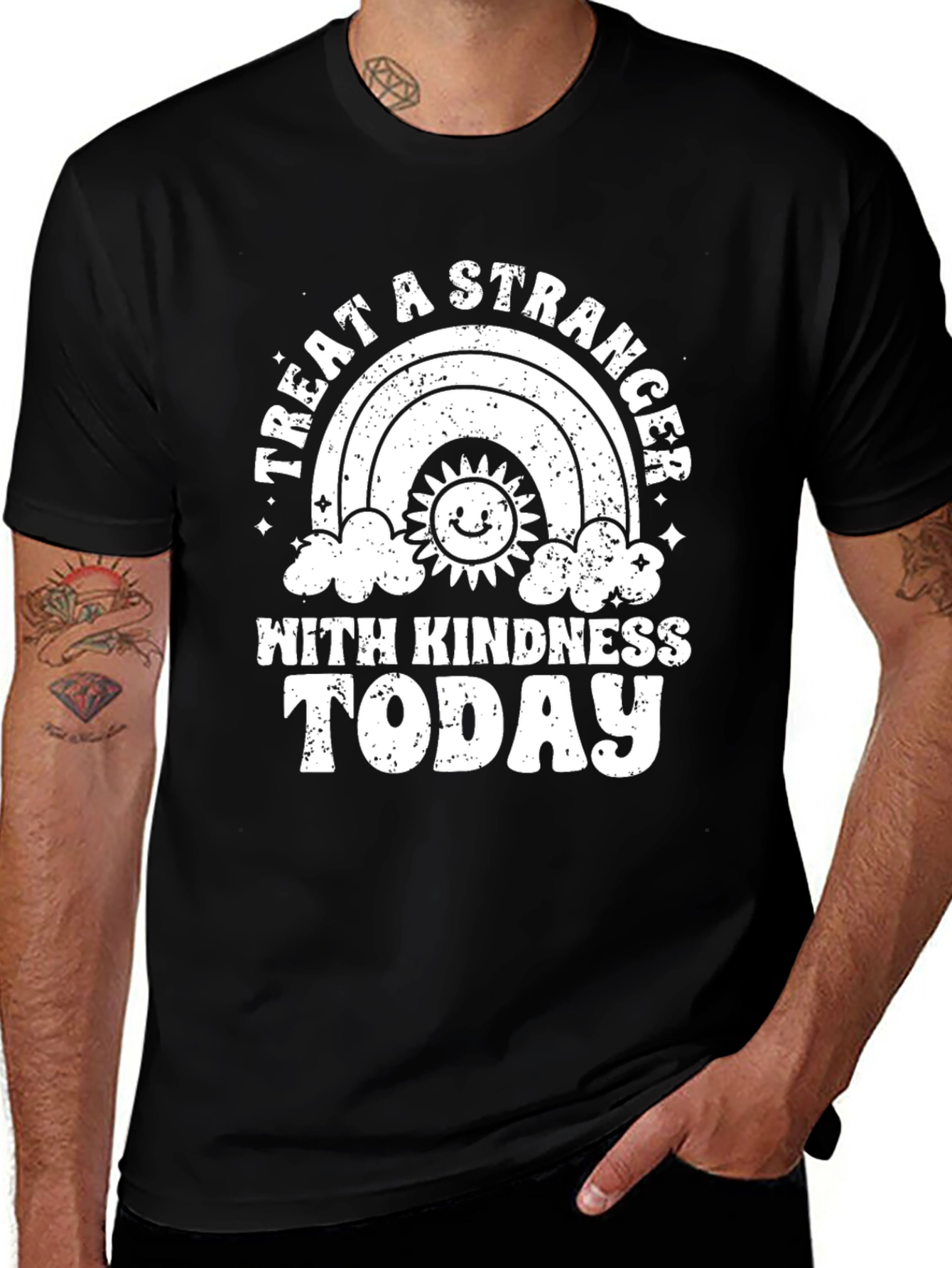 Treat A Stranger Rainbow Kindness T-Shirt