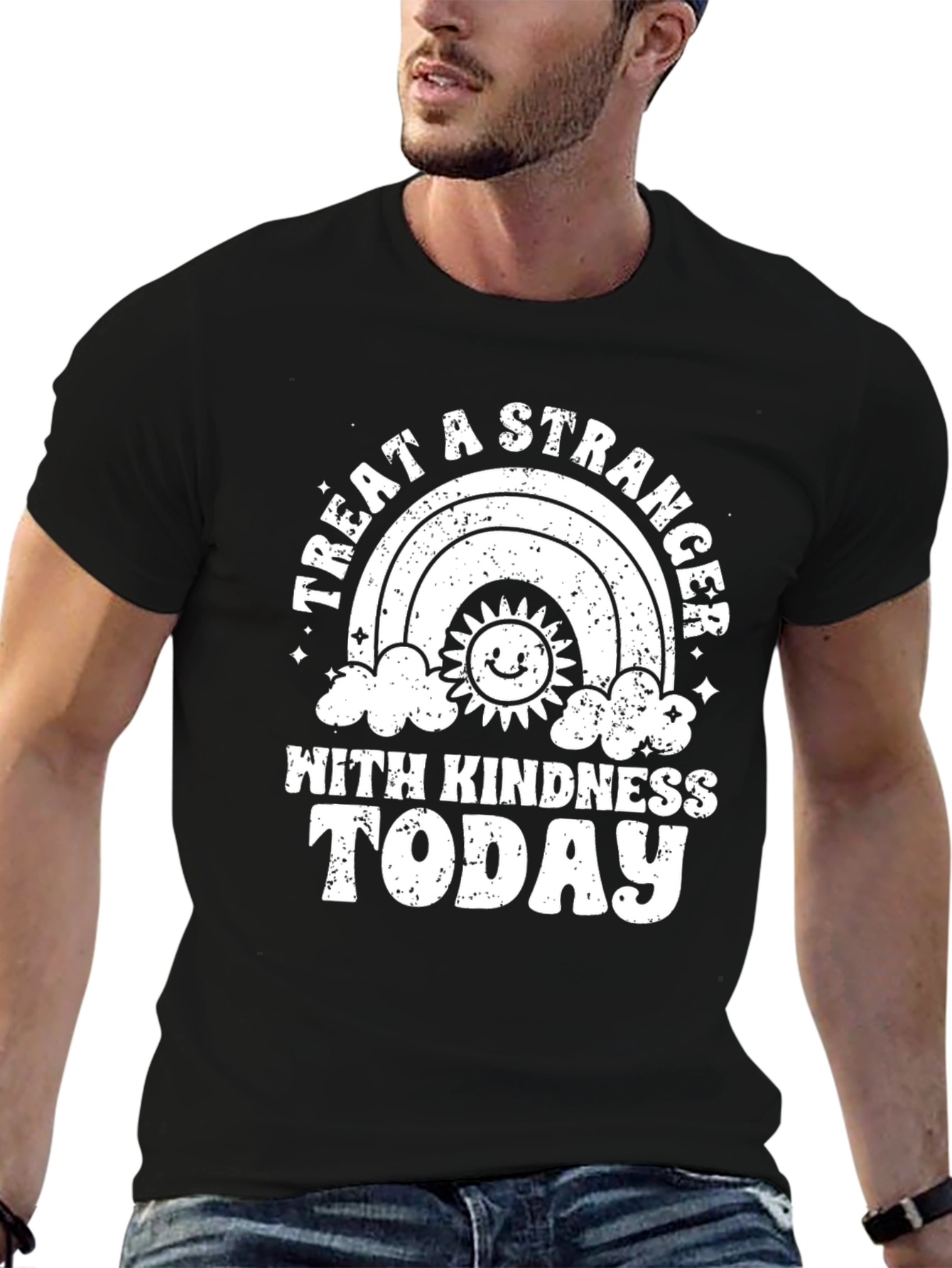 Treat A Stranger Rainbow Kindness T-Shirt