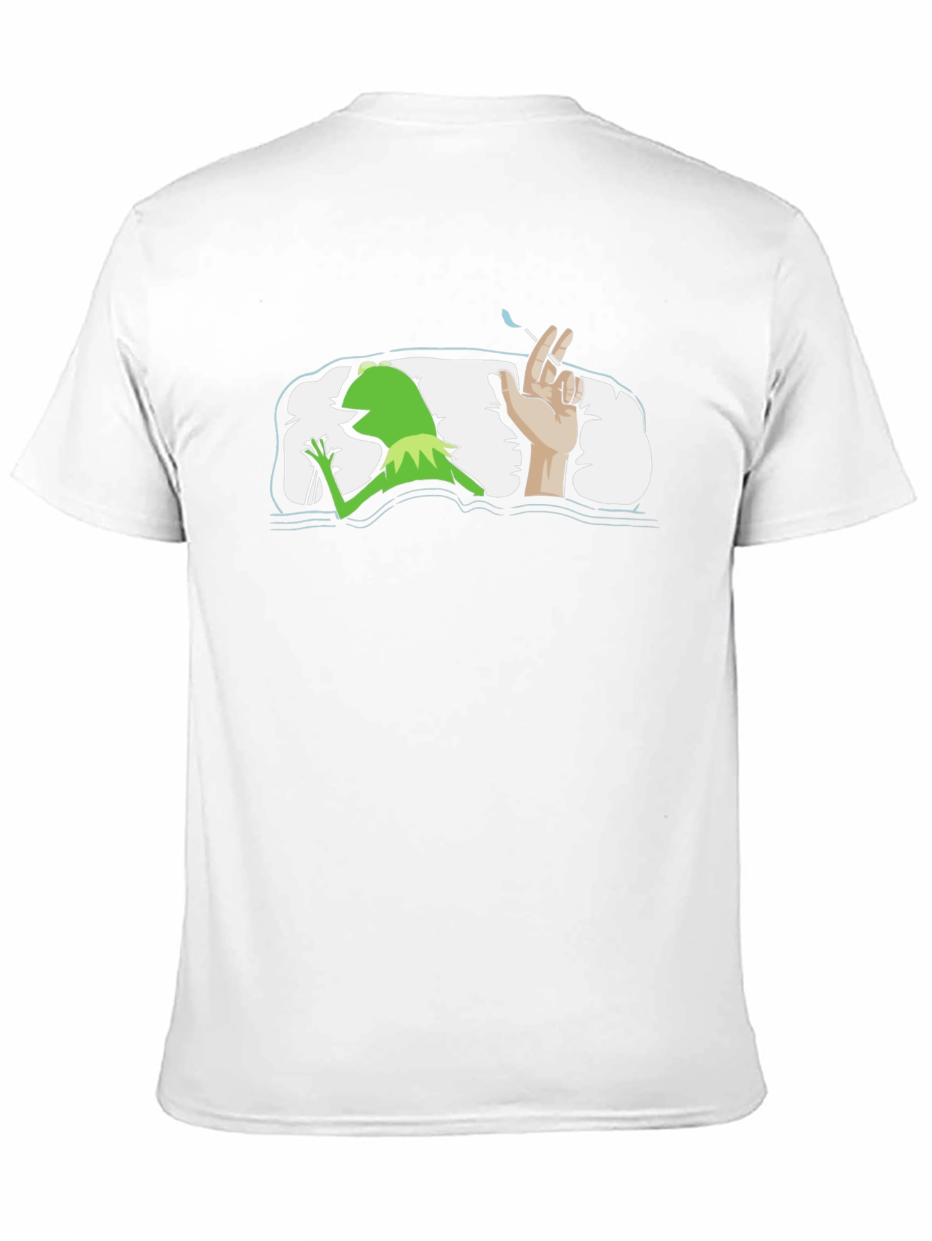 Kermit Smoking Funny Graphic T-Shirt
