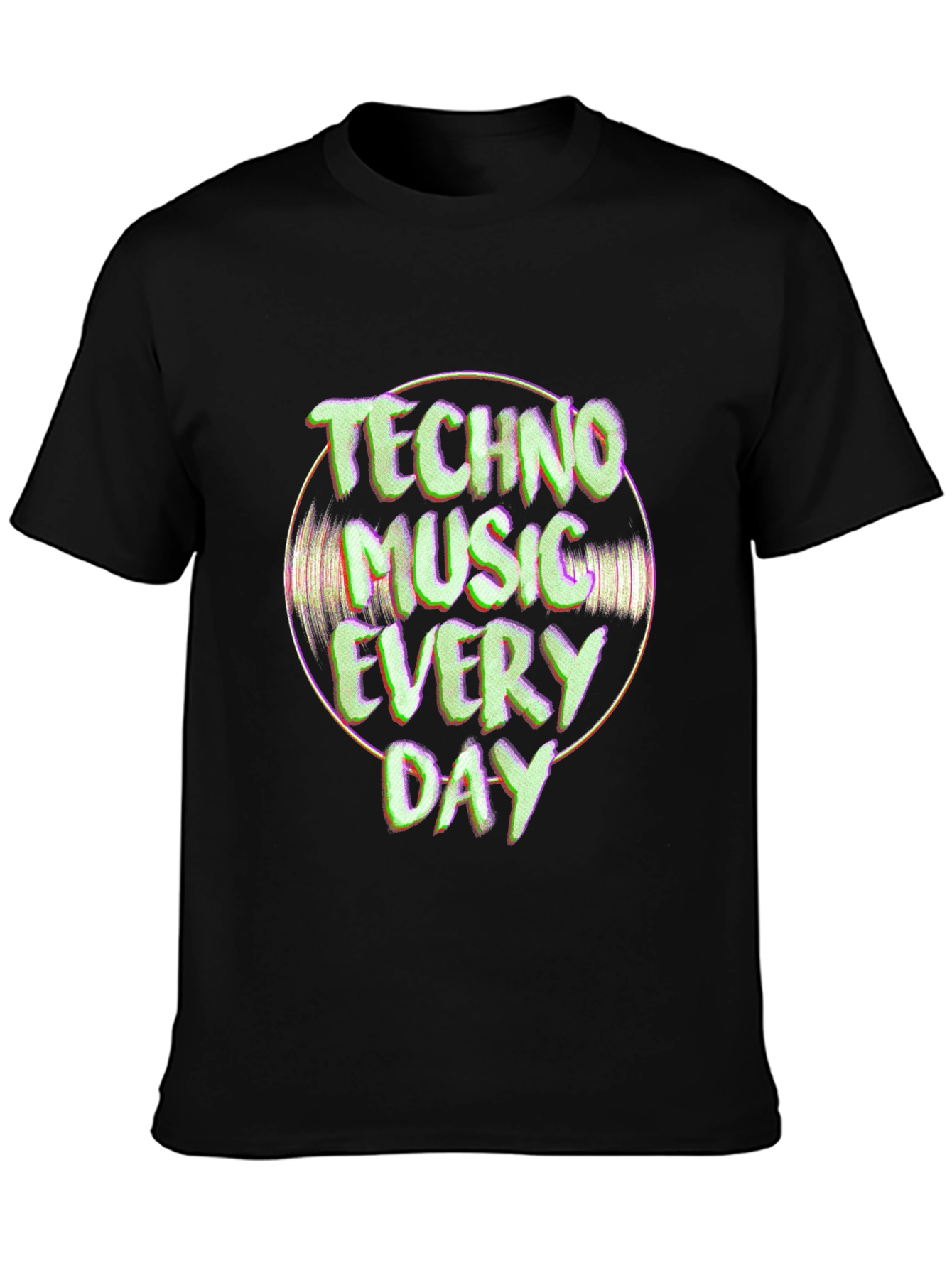 Techno Music Everyday Graphic Tee