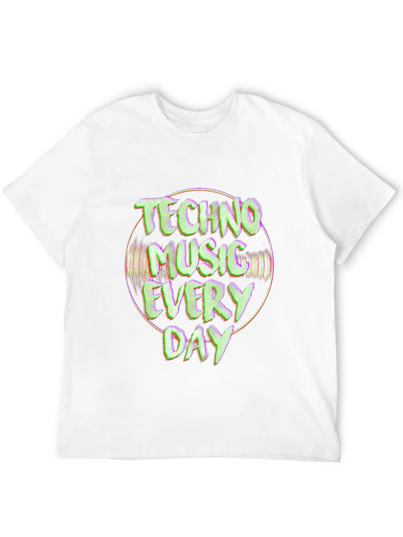 Techno Music Everyday Graphic Tee