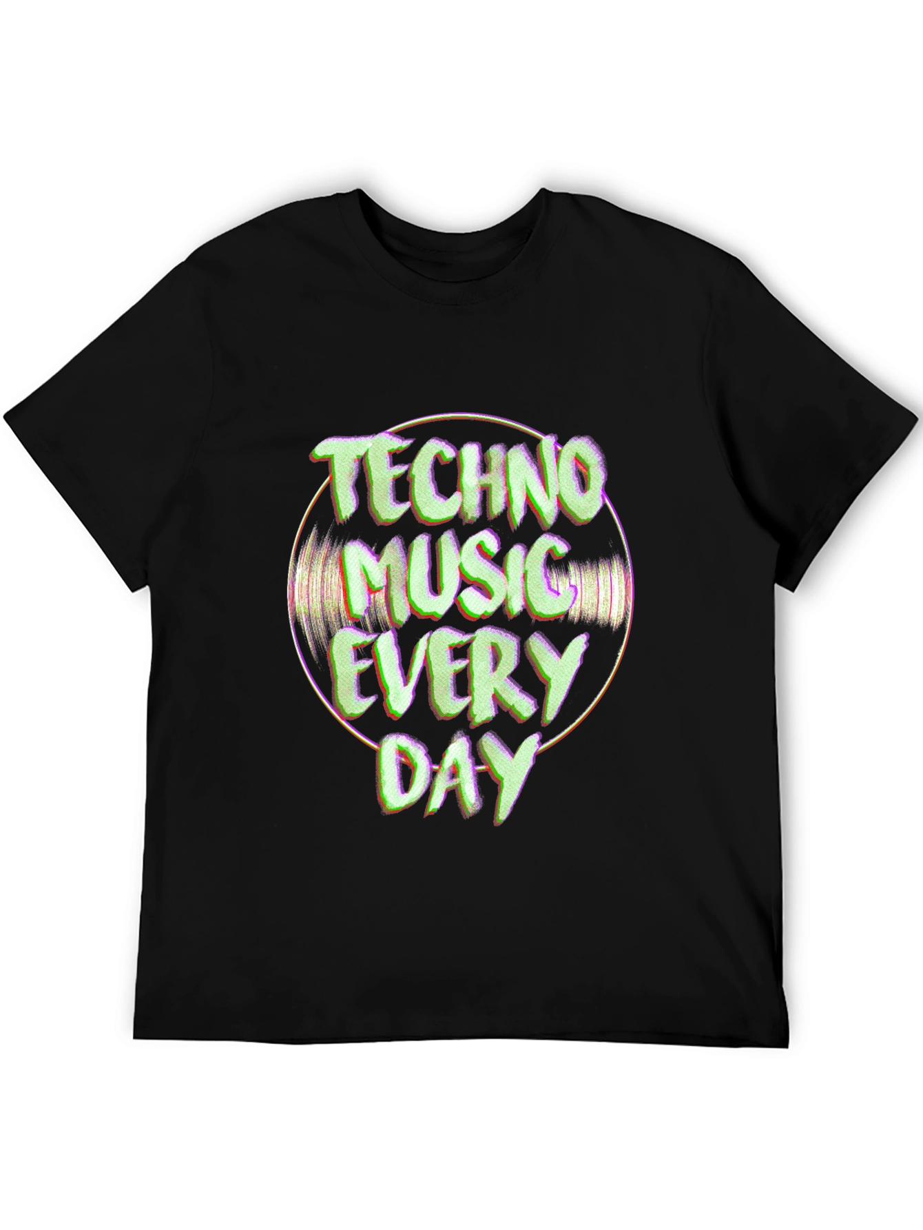 Techno Music Everyday Graphic Tee