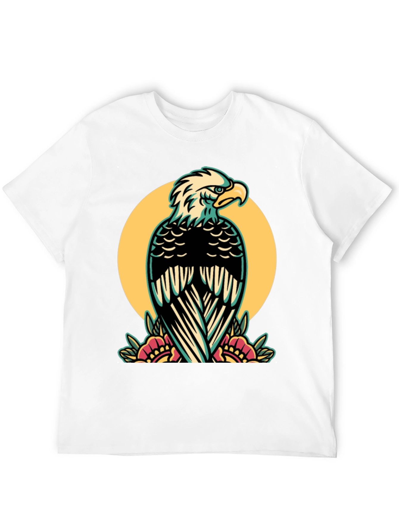Eagle Graphic Tee - Stylish Mens Black T-Shirt