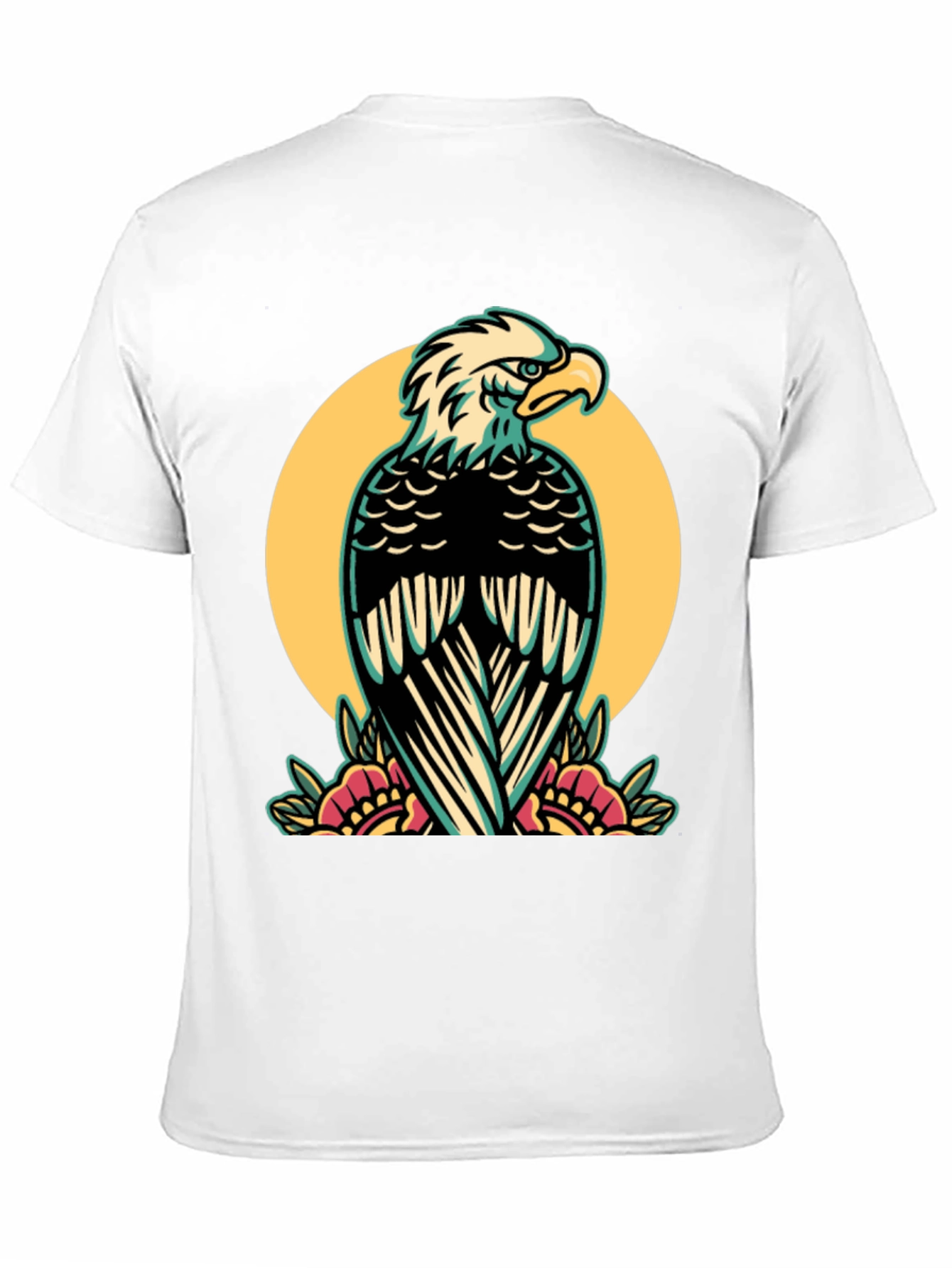Eagle Graphic Tee - Stylish Mens Black T-Shirt