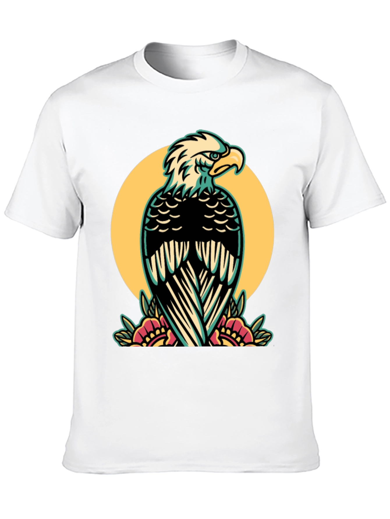 Eagle Graphic Tee - Stylish Mens Black T-Shirt