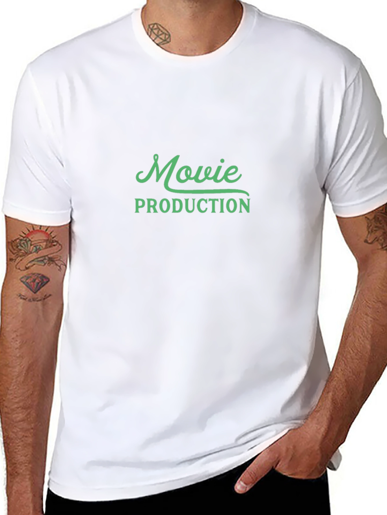 Movie Production Crew Tee - Black